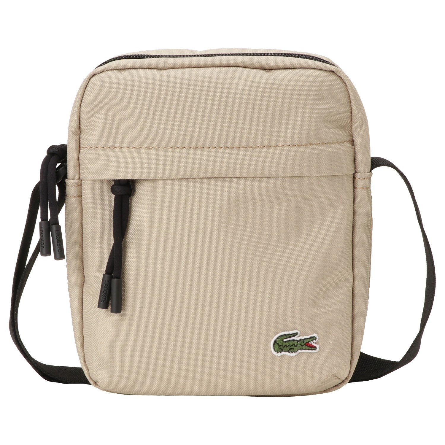 LACOSTE NH4102 L37 ネオクロコ バーチカルジップ カメラバッグ