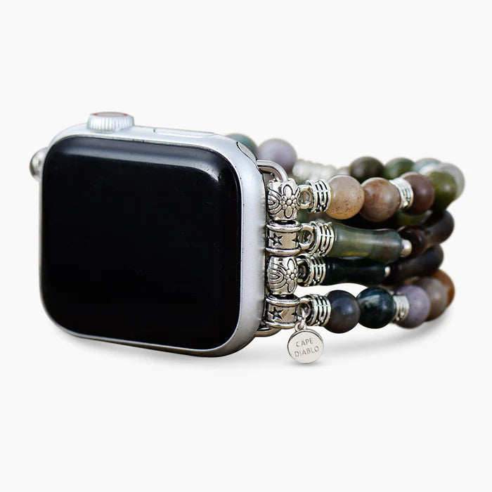 CAPE DIABLO ヴィンテージ アガット ストレッチ Apple Watch