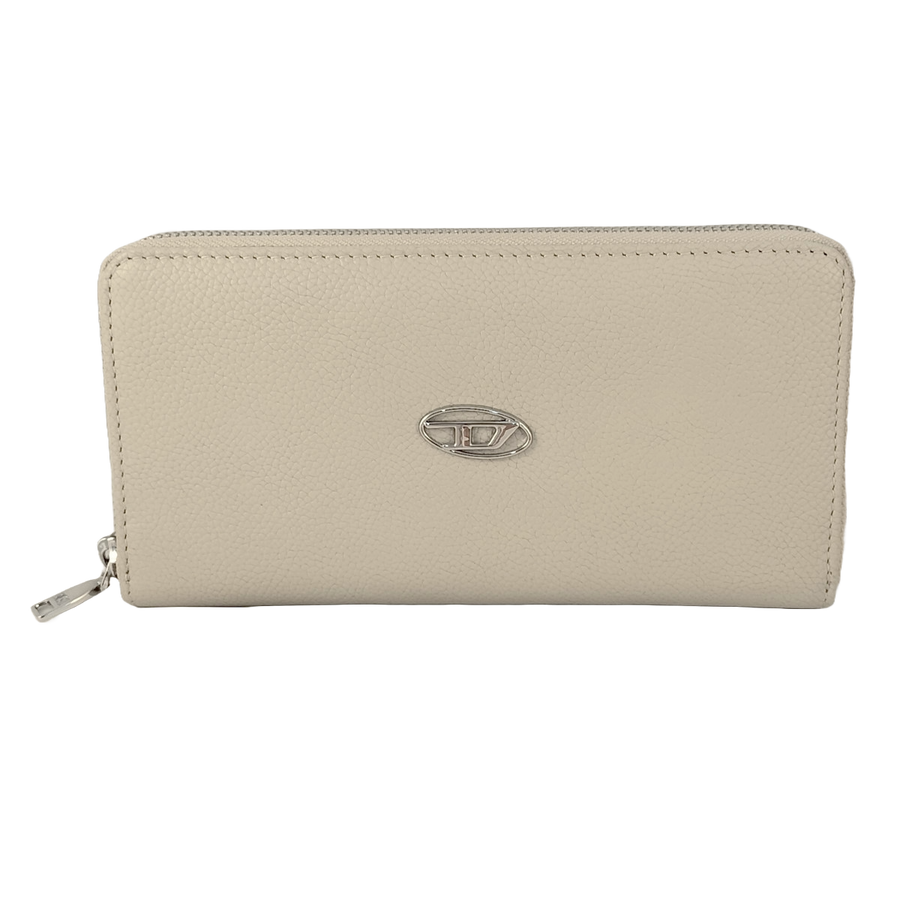 DIESEL X08984 P0685 T2040 ラウンドファスナー長財布 ホワイト レディースGARNET