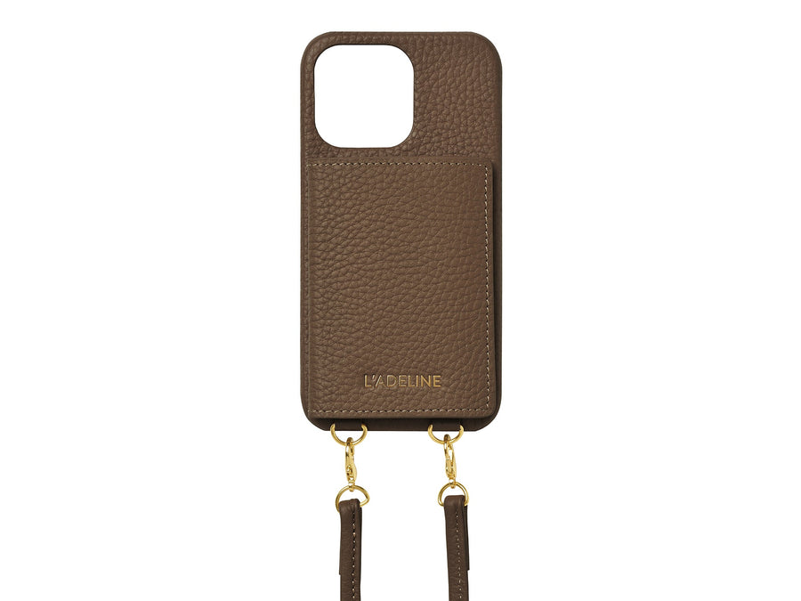 LADELINE Shoulder Strap 4Cards Case iPhone15