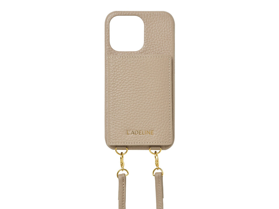 LADELINE Shoulder Strap 4Cards Case iPhone15