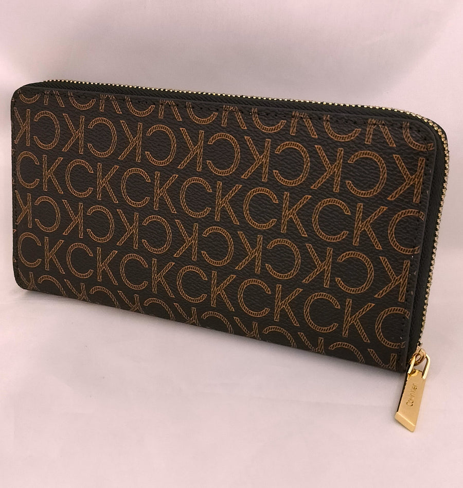 CALVIN KLEIN K60K6102950HD ラウンドジップ長財布
