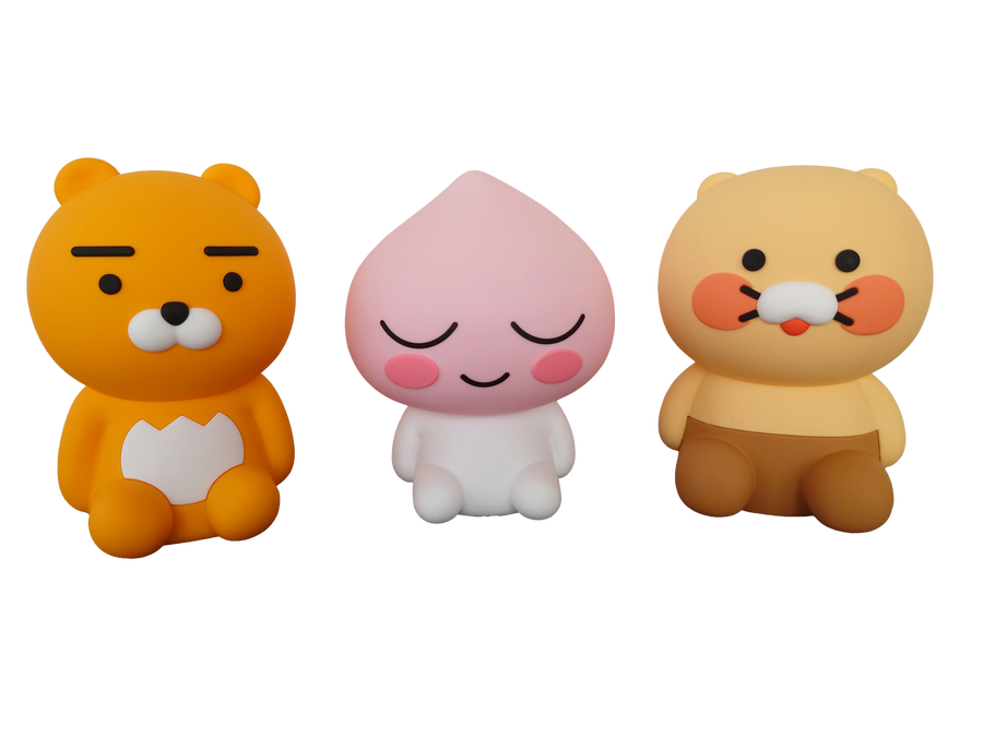 KAKAO FRIENDS シリコンルームライト　ライアン＆アピーチ＆チュンシク