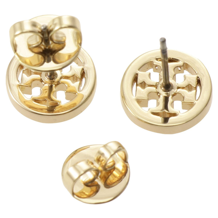 トリーバーチ Tory Burch 53422 783 ダブルT ロゴ パヴェ サークル スタッド ピアス　ゴールド レディース アクセサリー MILLER PAVE STUD EARRING