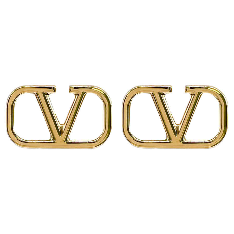 ヴァレンティノ VALENTINO 5W2J0G76 MET CS4 Vロゴ シグネチャー メタル ピアス ゴールド レディース アクセサリー VLOGO SIGNATURE EARRINGS