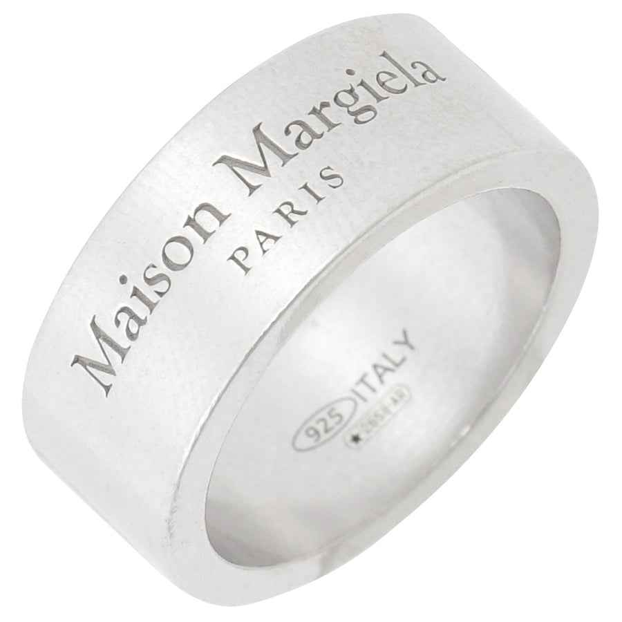 MAISON MARGIELA SM1UQ0082 SV0158 951 ロゴ リング 指輪 シルバー レディース メンズ ユニセックス アクセサリー LOGO RING