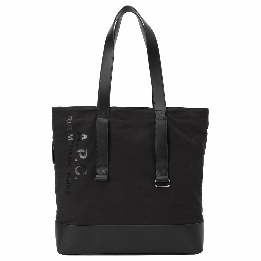 A.P.C. COGFD H61729 LZZ BLACK APC センス ショッピングバッグ トートバッグ ブラック メンズ レディース ユニセックス SENSE SHOPPING BAG