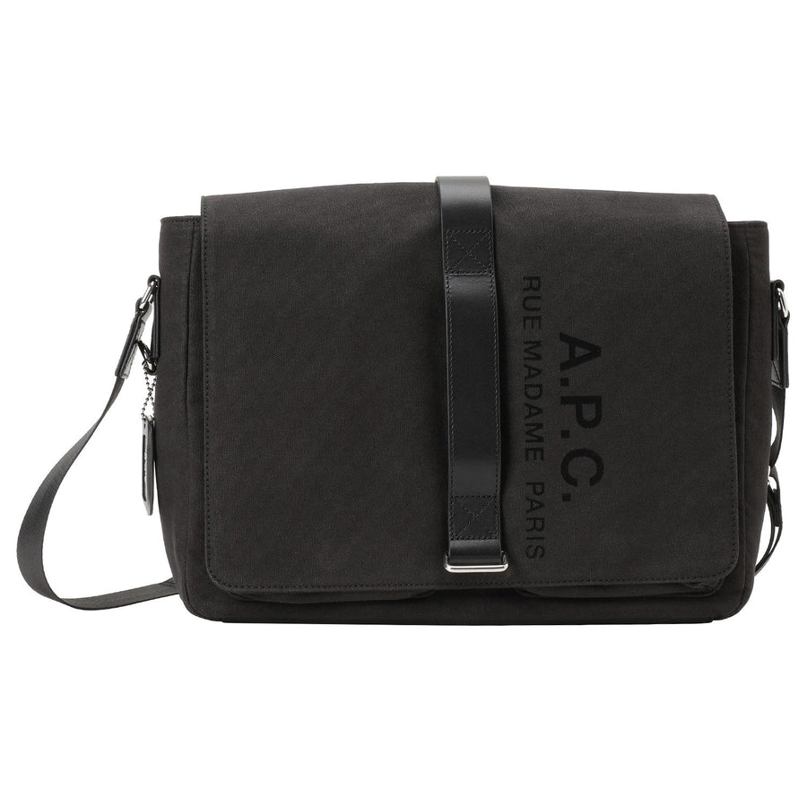 A.P.C. COGFD H61730 LZZ BLACK APC センス サッチェルバッグ ショルダーバッグ ブラック メンズ レディース ユニセックス BESACE SENSE SATCHEL