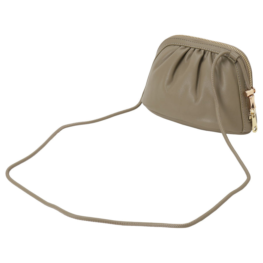 A.P.C. PUAAT F61765 KAW VERT TAUPE APC ニノン スモール ドローストリング ショルダーバッグ トープグリーン レディース ユニセックス BOURSE NINON SMALL