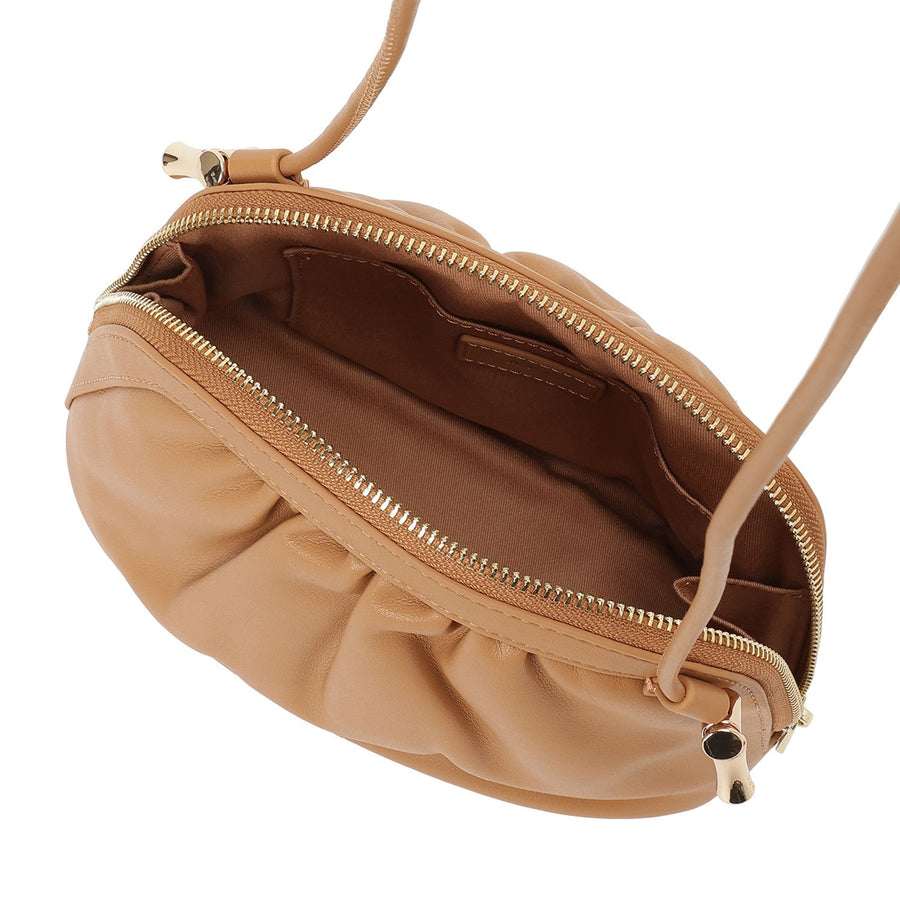 A.P.C. PUAAT F61791 CAF CARAMEL APC ニノン ドローストリング ショルダーバッグ キャラメル レディース ユニセックス BOURSE NINON