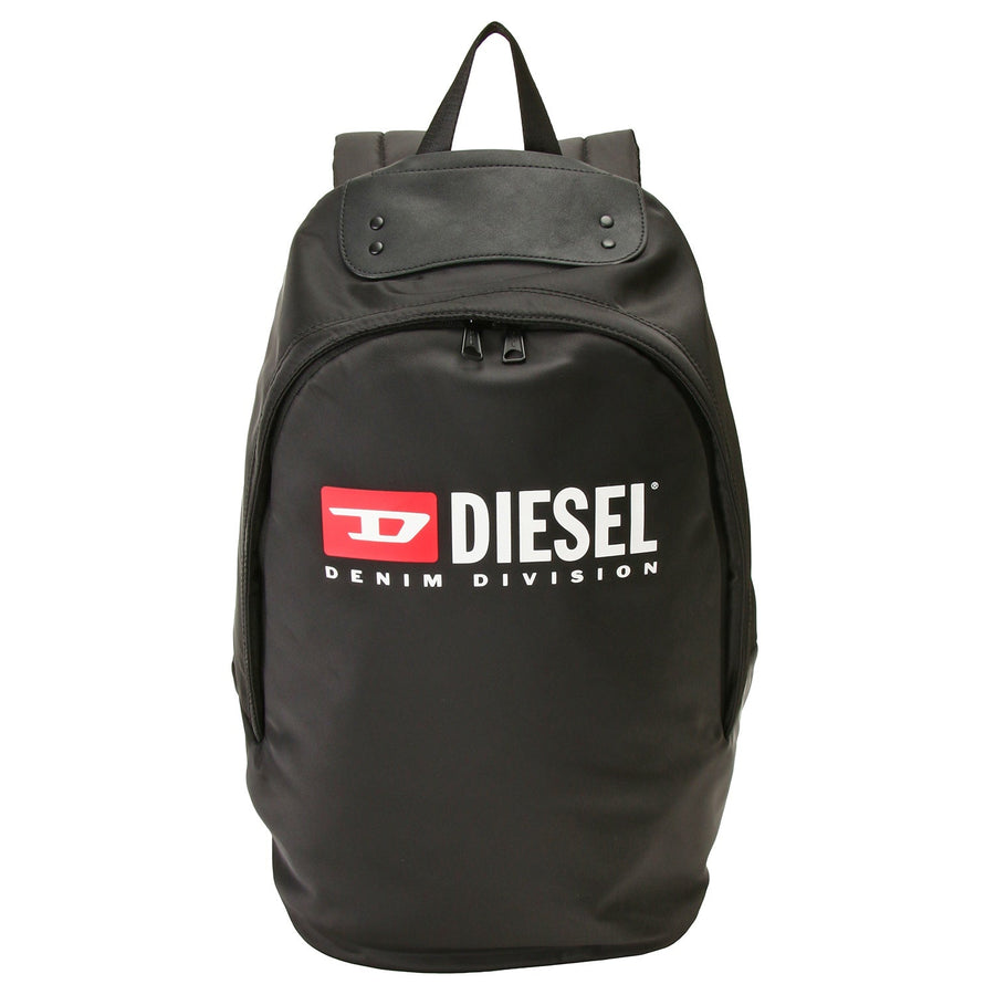 DIESEL X09550 P5480 T8013 ロゴプリント バックパック リュックサック ブラック メンズ RINKE BACKPACK