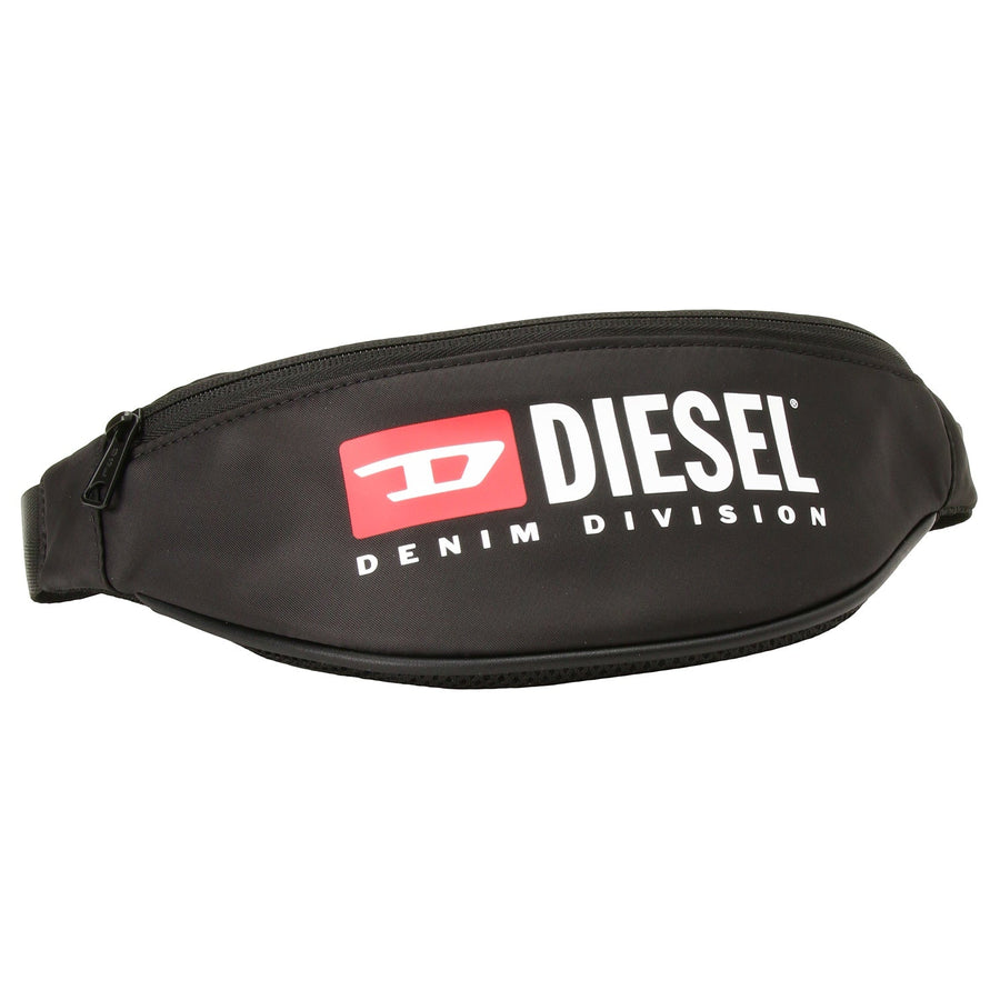 DIESEL X09554 P5480 T8013 ロゴプリント ベルトバッグ ウエストバッグ ボディバッグ ブラック メンズ RINKE BELTBAG