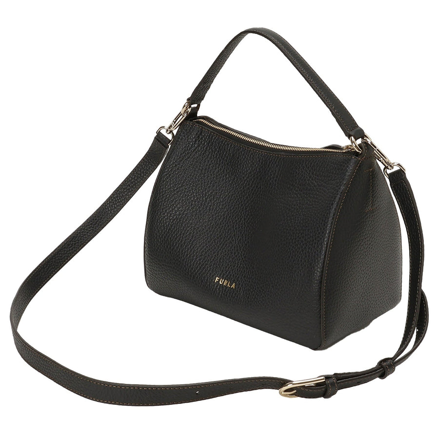 FURLA WB00882 BX0041 O6000 プリムラ トップハンドル バッグ Sサイズ  2WAY ショルダーバッグ クロスボディ ブラック レディース PRIMULA S TOP HANDLE