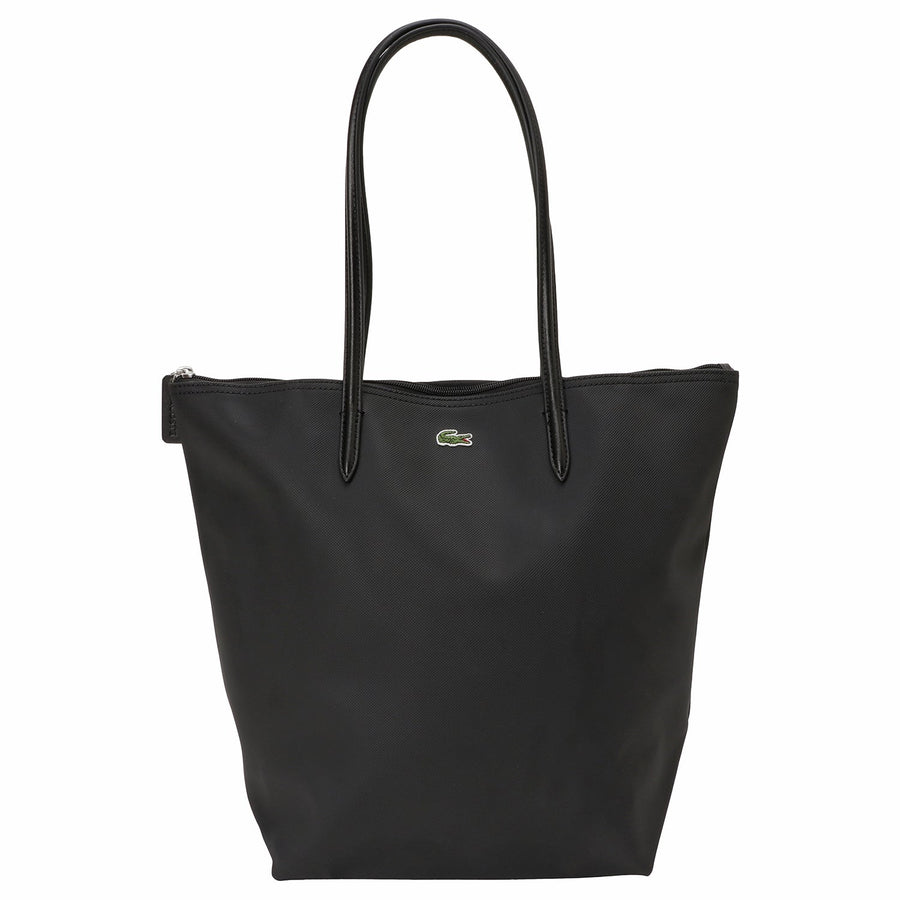 LACOSTE NF1890 000 L.12.12 CONCEPT バーティカル トートバッグ ショルダーバッグ  ブラック レディース メンズ ユニセックス ワニロゴ