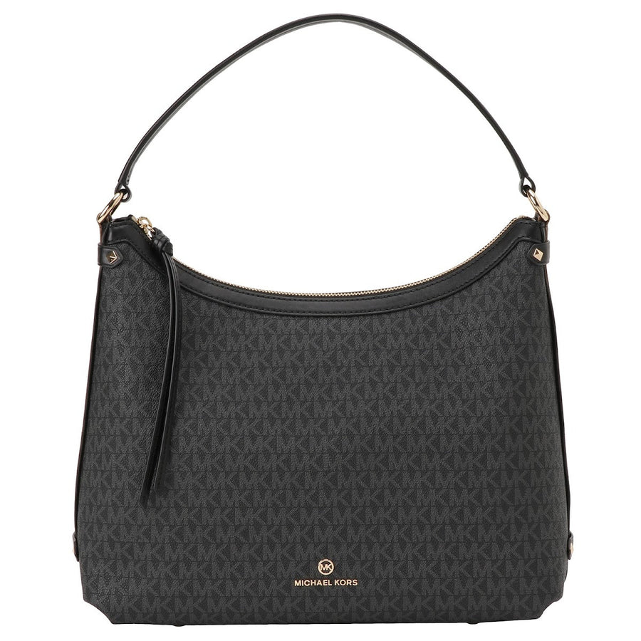 MICHAEL KORS 30T2G5VH3B 001 BLACK MKシグネチャー ワンハンドル ショルダーバッグ ブラック レディース MAEVE LG HOBO SHLDR