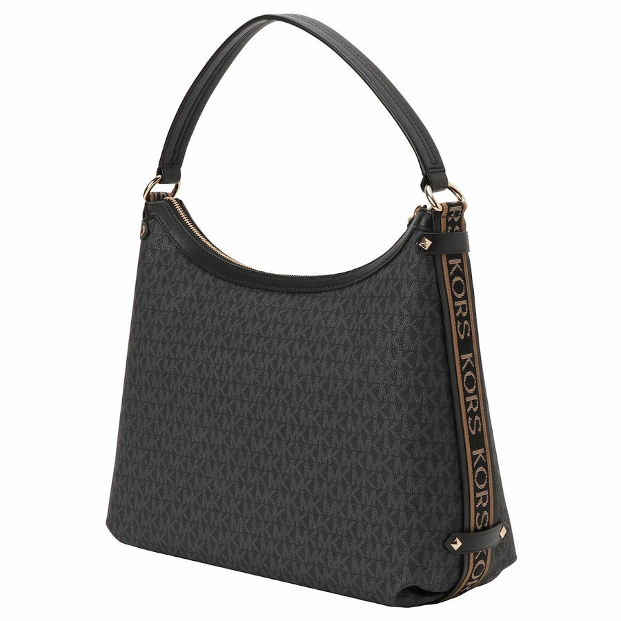 MICHAEL KORS 30T2G5VH3B 001 BLACK MKシグネチャー ワンハンドル ショルダーバッグ ブラック レディース MAEVE LG HOBO SHLDR