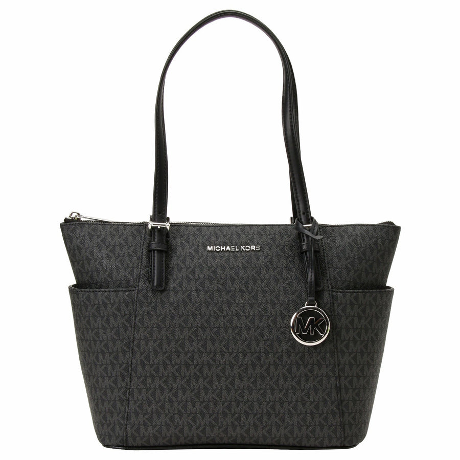 MICHAEL KORS 30S0STTT1B 001 BLACK ジェット セット アイテム トートバッグ MKシグネチャー ブラック レディース JET SET ITEM EW TZ TOTE