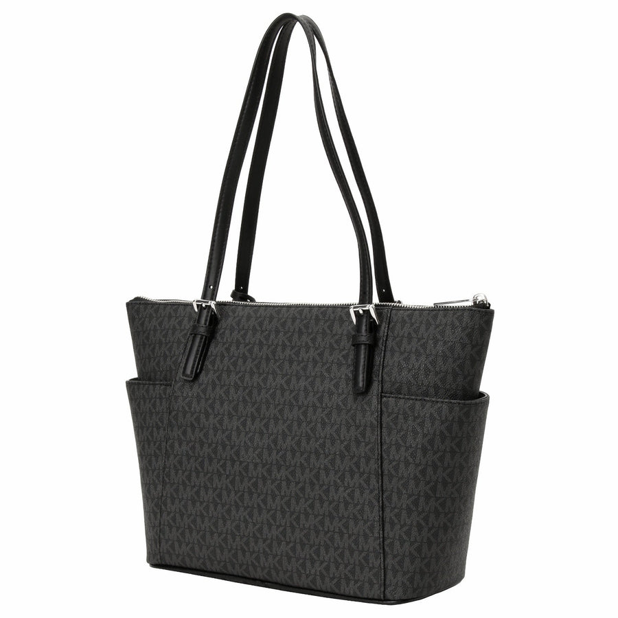 MICHAEL KORS 30S0STTT1B 001 BLACK ジェット セット アイテム トートバッグ MKシグネチャー ブラック レディース JET SET ITEM EW TZ TOTE