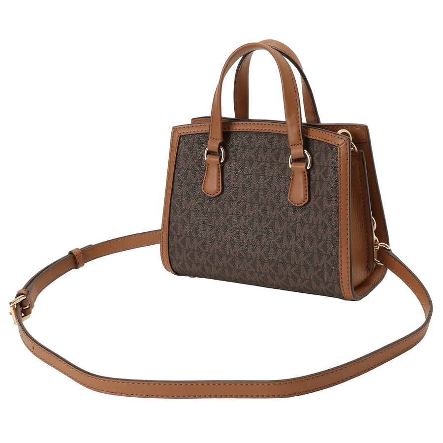 MICHAEL KORS 32R3G7CC0B 252 BRN/ACORN シャンタル クロスボディ エクストラスモール MKシグネチャー 2WAY ショルダー・ハンドバッグ ブラウン/エイコーン レディース CHANTAL XS CROSSBODY BAG