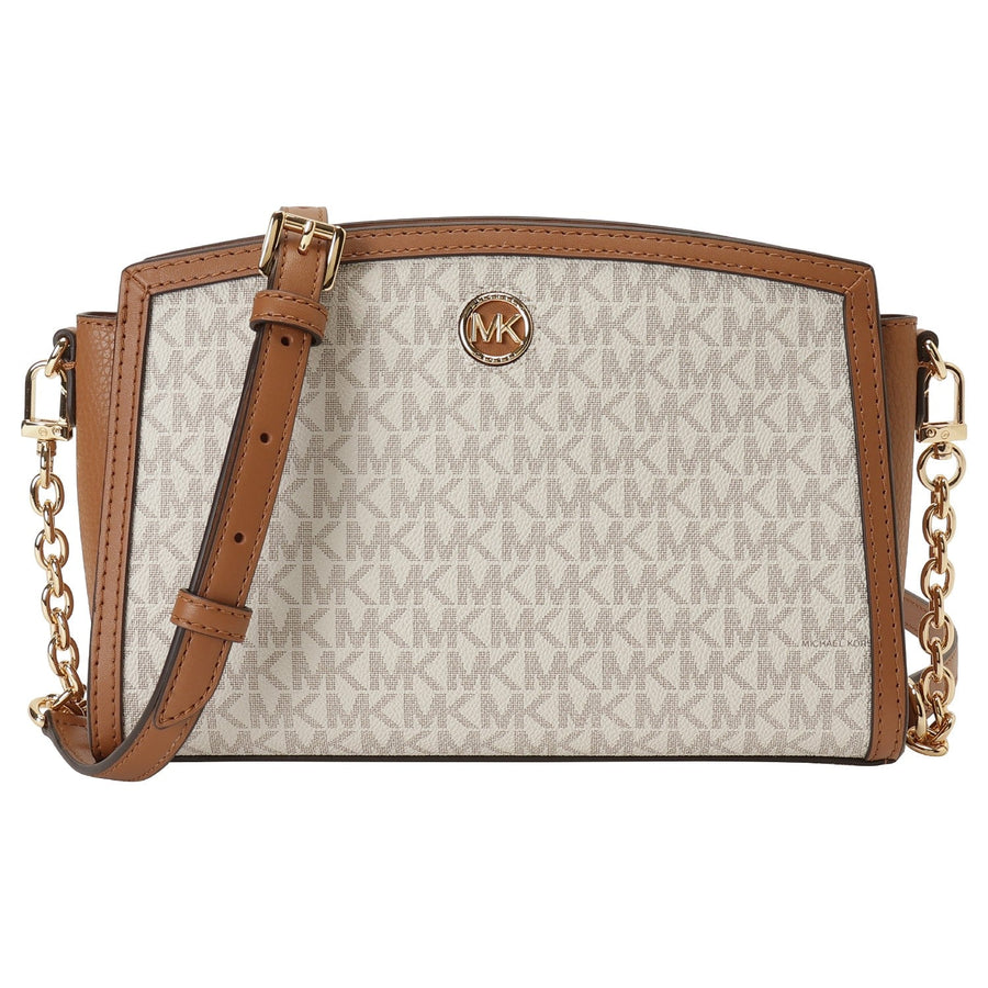 MICHAEL KORS 32R3G7CC3B 149 VANILLA/ACRN シャンタル クロスボディ MKシグネチャー ラージ ショルダーバッグ バニラ/エイコーン レディース CHANTAL LG EW CROSSBODY