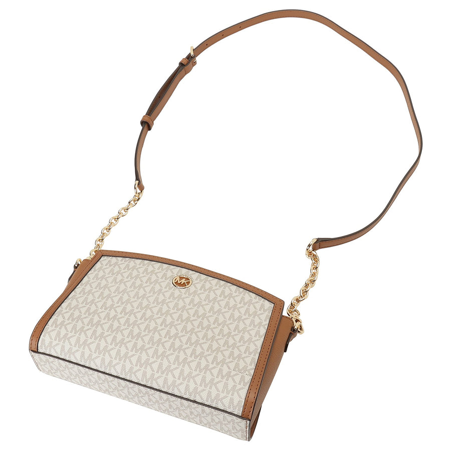 MICHAEL KORS 32R3G7CC3B 149 VANILLA/ACRN シャンタル クロスボディ MKシグネチャー ラージ ショルダーバッグ バニラ/エイコーン レディース CHANTAL LG EW CROSSBODY