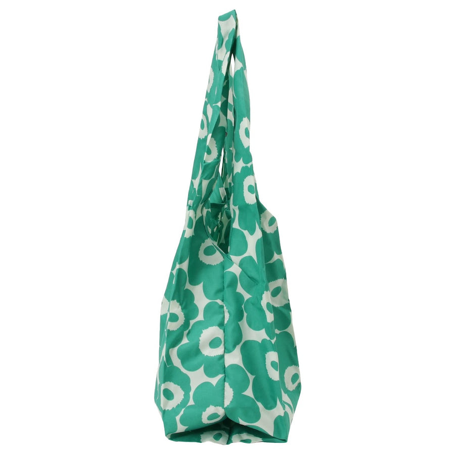 marimekko 091003 160 ウニッコ柄?スマートバッグ エコバッグ （折りたたみ収納可能）グリーン×オフホワイト レディース ユニセックス Smart Bag Mini Unikko
