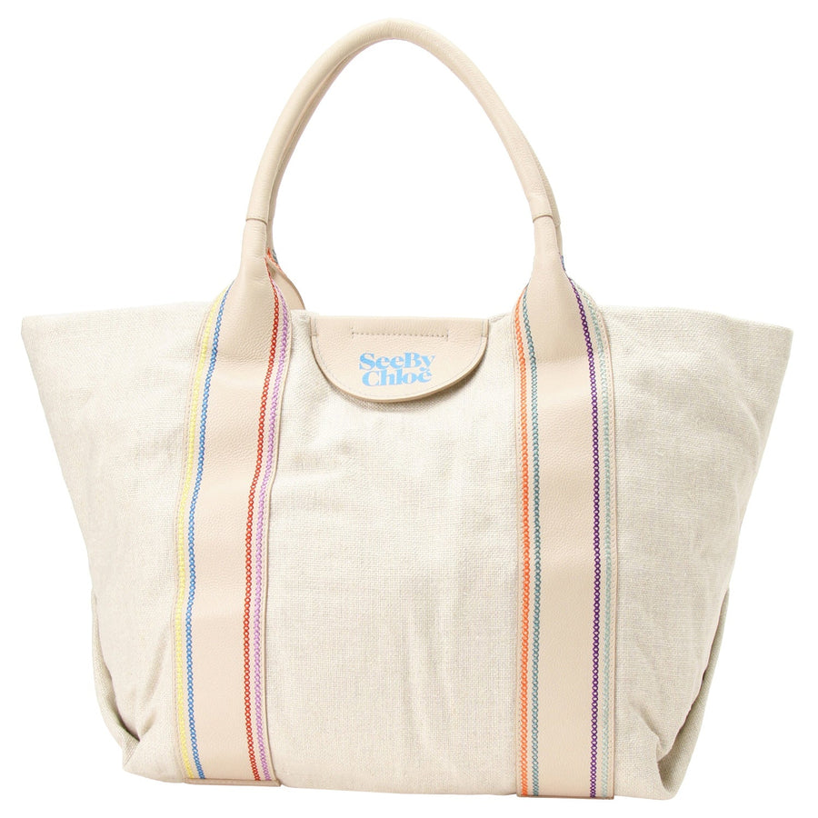 SEE BY CHLOE CHS23SSB63C64 24H レティシア トートバッグ セメントベージュ レディース LAETIZIA TOTE BAG