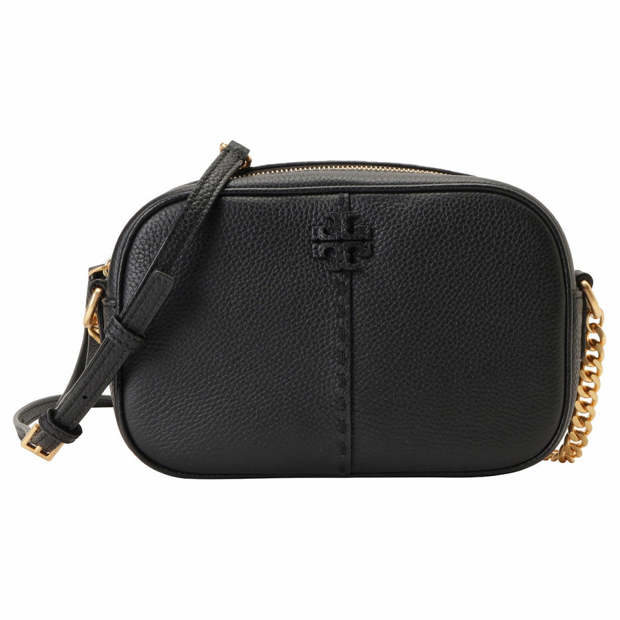 Tory Burch 147578 001 BLACK マックグロー カメラバッグ ダブルTロゴ 2WAY ショルダーバッグ クロスボディ ブラック レディース MCGRAW CAMERA BAG