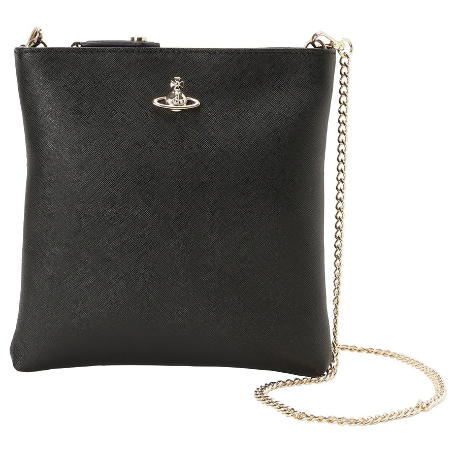 Vivienne Westwood 51030010 L001N N402 スクエア チェーンショルダーバッグ クロスボディ ブラック レディース SQUIRE SQUARE CROSSBODY WITH CHAIN