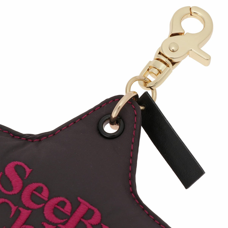 SEE BY CHLOE CHS22WK730C41 046 ジョイライダー パデッド スターキーリング バッグチャーム ミニマルグレー レディース JOY RIDER PADDED STAR KEYRING