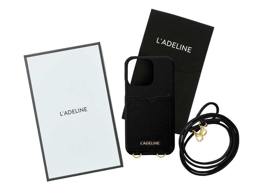 LADELINE Shoulder Strap Card Case iPhone15 Pro