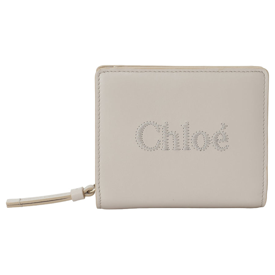 Chloe CHC23SP867I10 084 クロエセンス 二つ折り財布 コンパクトウォレット ワイルドグレー レディース CHLOE SENSE