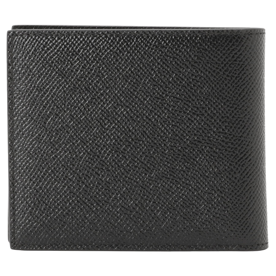 DOLCE&GABBANA BP1321 AG219 80999 ロゴプレート ビフォールドウォレット 二つ折り財布（小銭入れ無し）ブラック メンズ ドルガバ ドルチェ&ガッバーナ