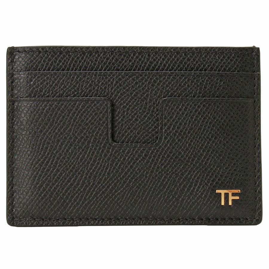 TOM FORD YM341 LCL081G 1N001 マネークリップ付 カードケース ブラック メンズ MONEY CLIP CARDHOLDER