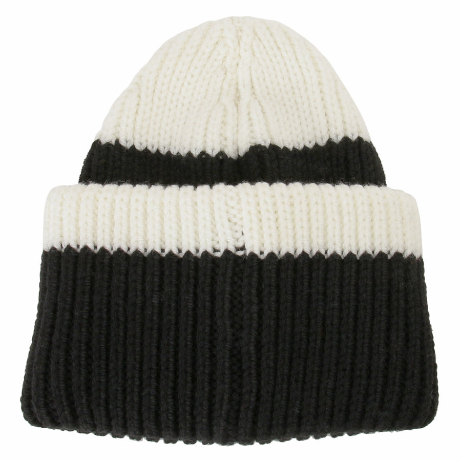 marimekko 091659 910 ビーニー ウニッコ ワンポイント カラーリング ニット帽 ブラック×ホワイト 帽子 ニットキャップ Ludia Beanie Knitted Hat