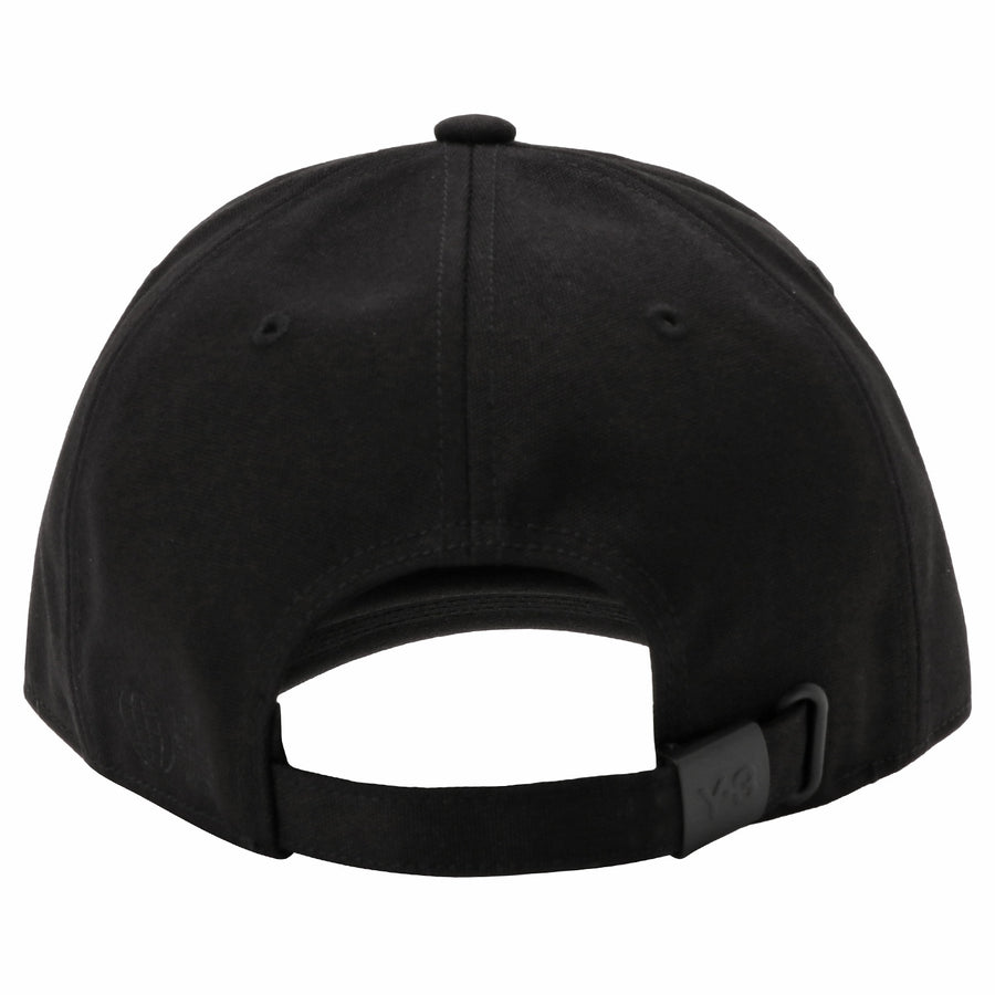 Y-3 H62981 BLK S ロゴ刺繍 ベースボールキャップ 帽子 ブラック Sサイズ メンズ レディース ユニセックス ヨウジヤマモト adidas Y-3 LOGO CAP