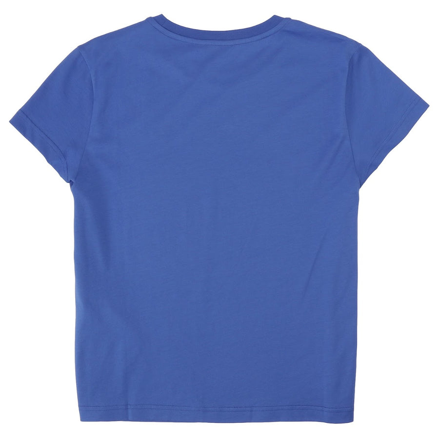 marimekko 091121 590 S ウニッコ ワンポイント クルーネック 半袖 Tシャツ Sサイズ ブルー レディース ユニセックス Silla Unikko Placement T-Shirt