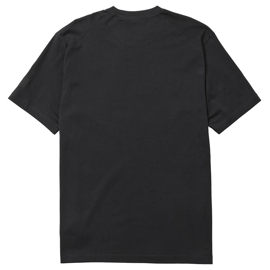 Y-3 H44798 BLK S クルーネック 半袖 ロゴ Tシャツ ブラック Sサイズ ルーズフィット オーバーサイズ リラックス ショートスリーブ ティー メンズ レディース ユニセックス ヨウジヤマモト adidas アディダス RELAXED SS TEE