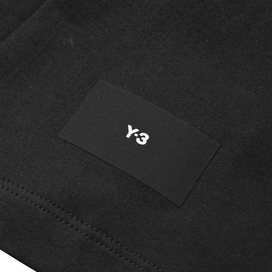 Y-3 H44798 BLK S クルーネック 半袖 ロゴ Tシャツ ブラック Sサイズ ルーズフィット オーバーサイズ リラックス ショートスリーブ ティー メンズ レディース ユニセックス ヨウジヤマモト adidas アディダス RELAXED SS TEE