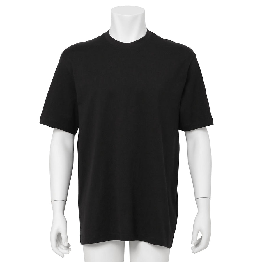 Y-3 H44798 BLK S クルーネック 半袖 ロゴ Tシャツ ブラック Sサイズ ルーズフィット オーバーサイズ リラックス ショートスリーブ ティー メンズ レディース ユニセックス ヨウジヤマモト adidas アディダス RELAXED SS TEE