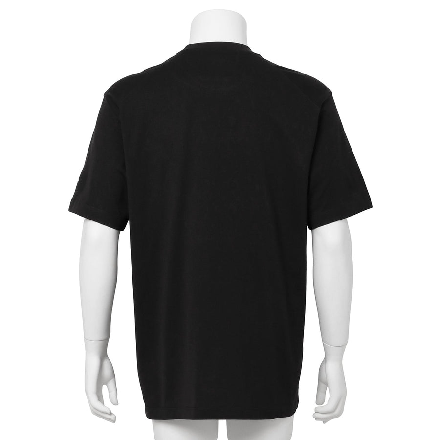 Y-3 H44798 BLK S クルーネック 半袖 ロゴ Tシャツ ブラック Sサイズ ルーズフィット オーバーサイズ リラックス ショートスリーブ ティー メンズ レディース ユニセックス ヨウジヤマモト adidas アディダス RELAXED SS TEE