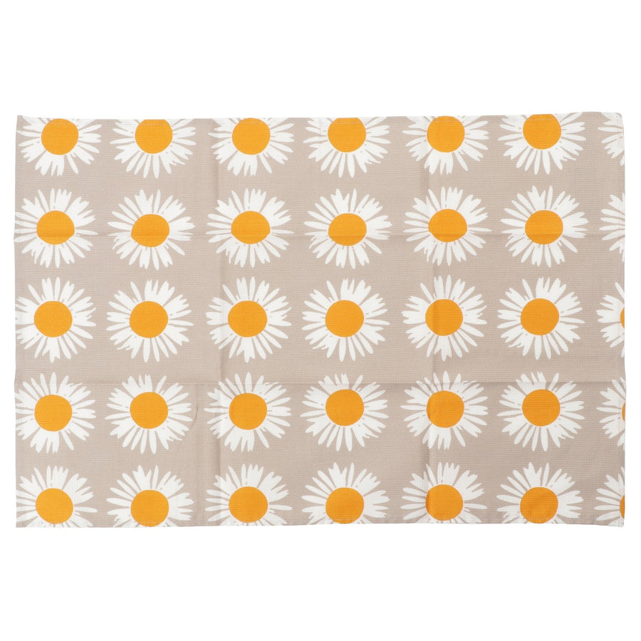 marimekko 072194 810 アウリンゴンクッカ キッチンタオル ティータオル ー 70×47cm ベージュ×イエロー レディース ユニセックス Auringonkukka Kitchen Towel